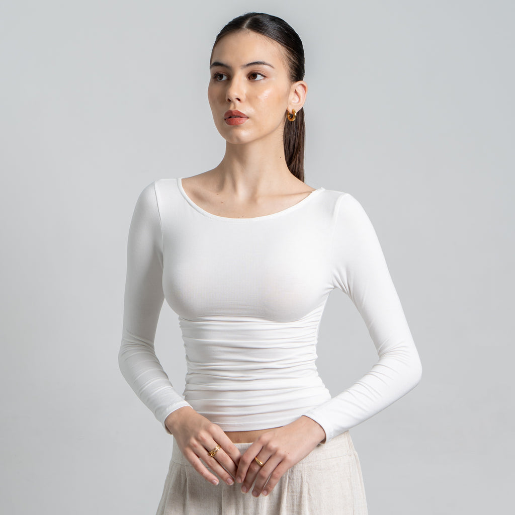 Freya Longsleeve Kerut Top