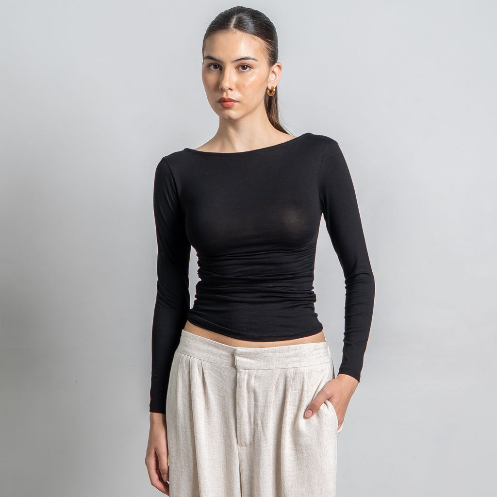 Freya Longsleeve Kerut Top