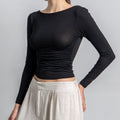 Freya Longsleeve Kerut Top