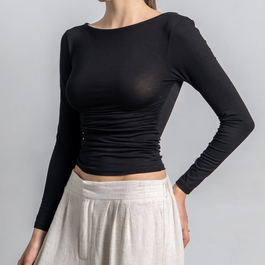 Freya Longsleeve Kerut Top