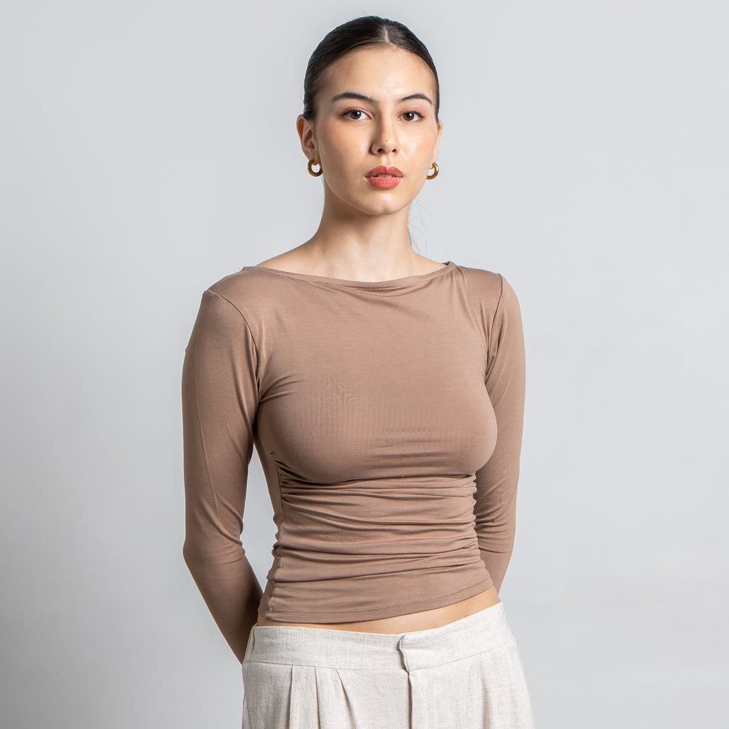 Freya Longsleeve Kerut Top