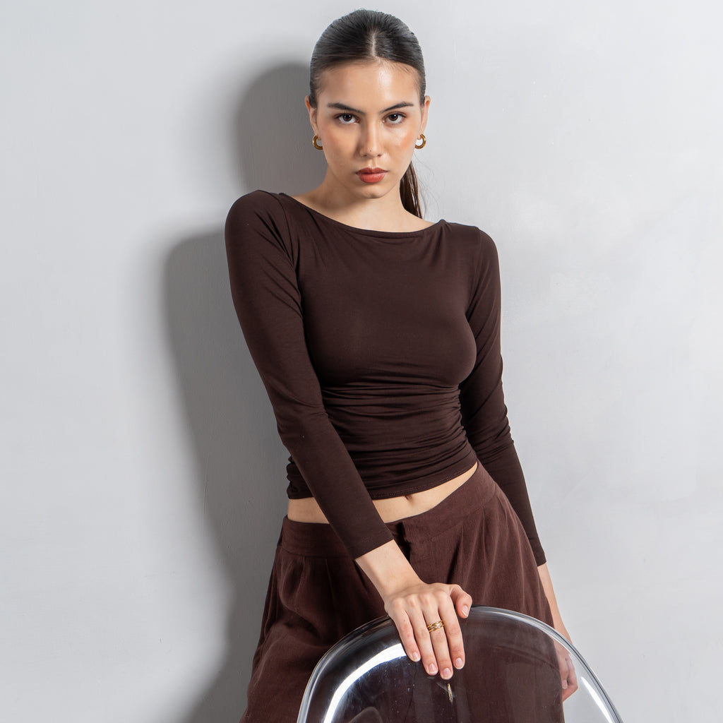 Freya Longsleeve Kerut Top