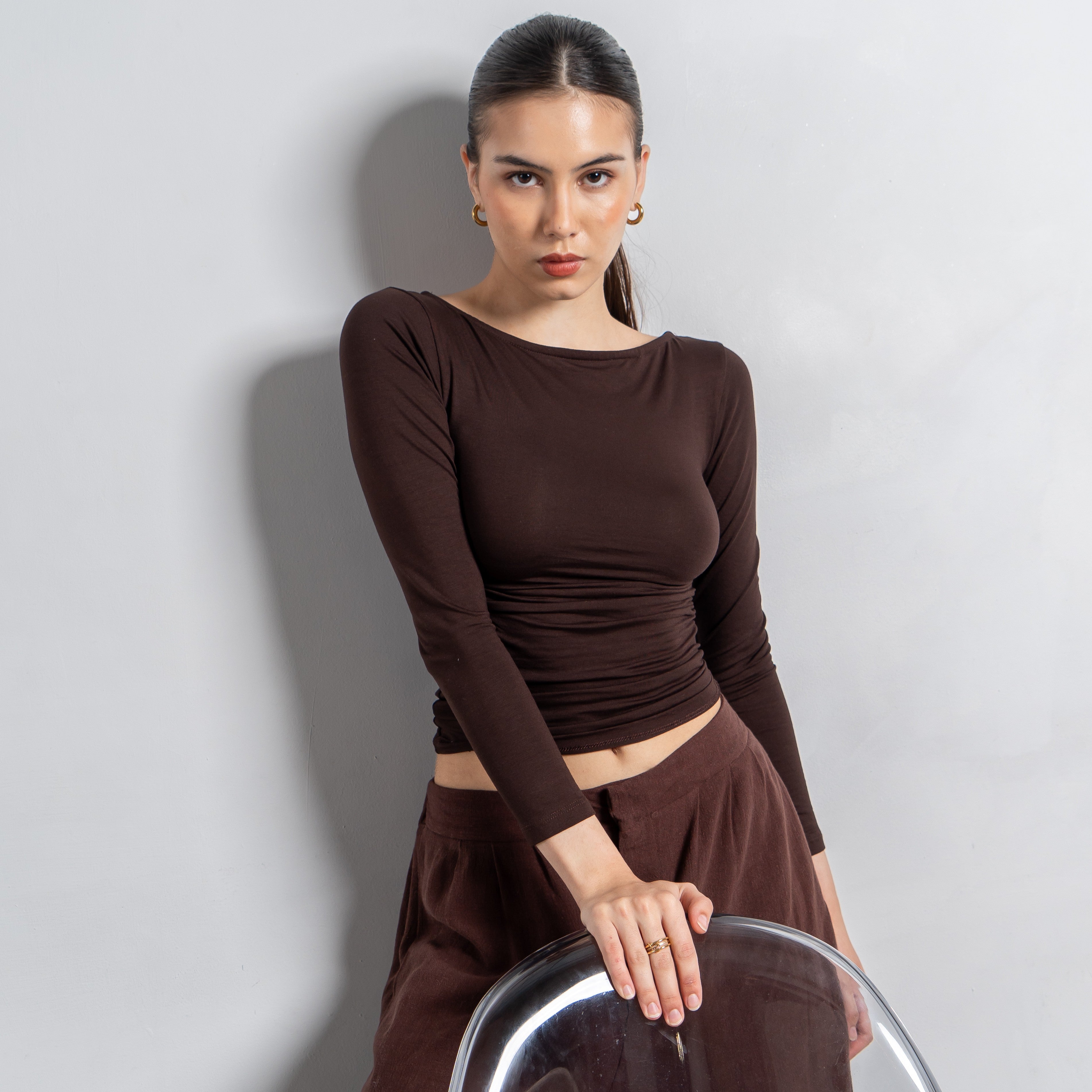 Freya Longsleeve Kerut Top