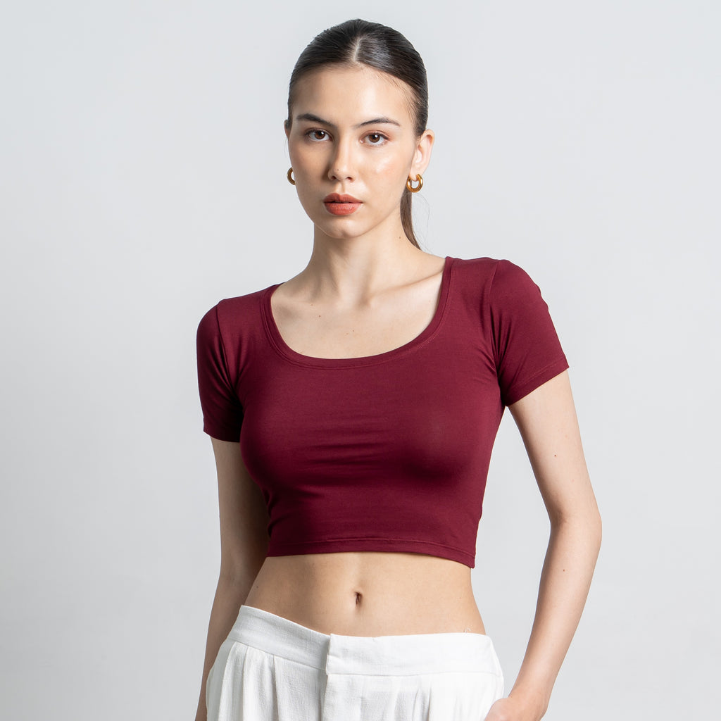 Ciara Uneck Crop Top