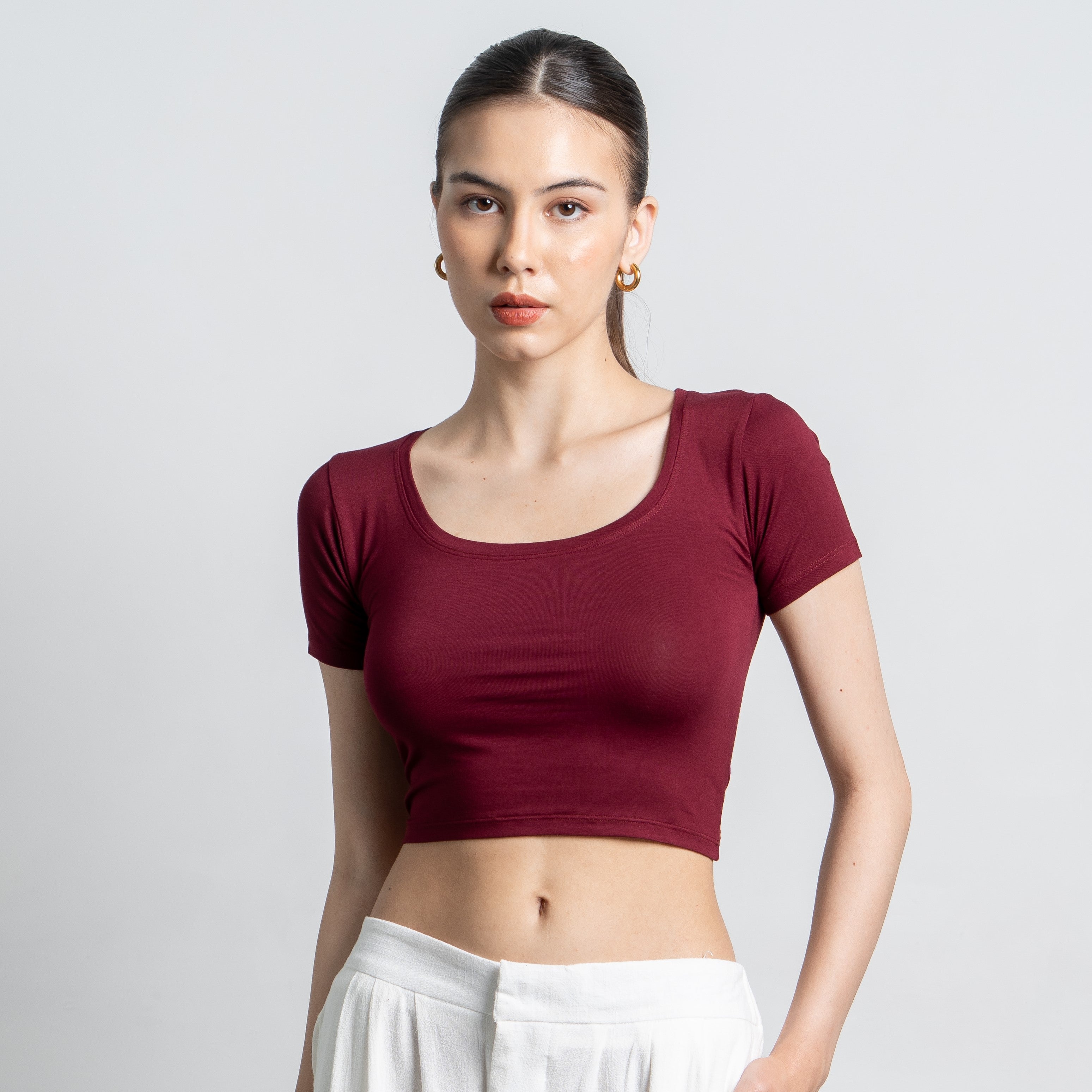 Ciara Uneck Crop Top