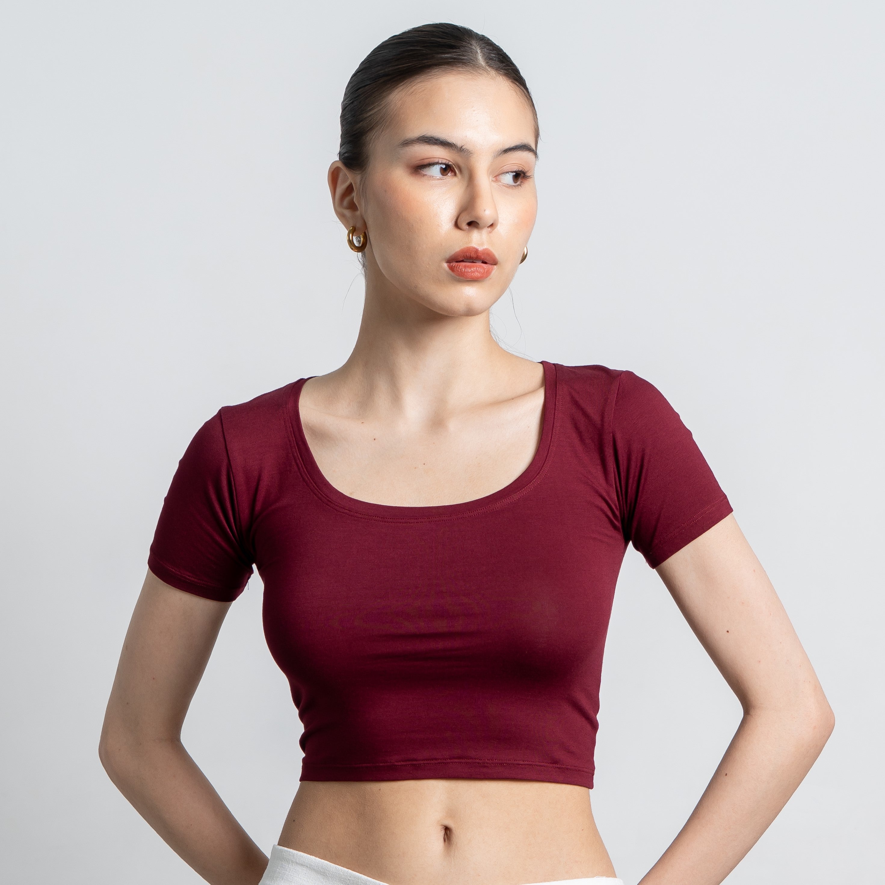 Ciara Uneck Crop Top