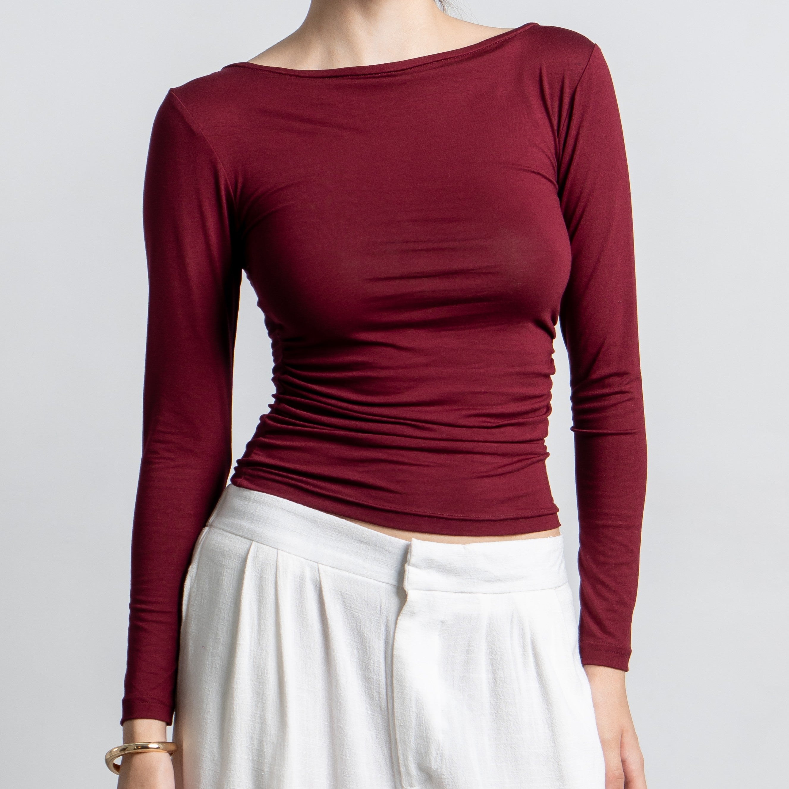 Freya Longsleeve Kerut Top