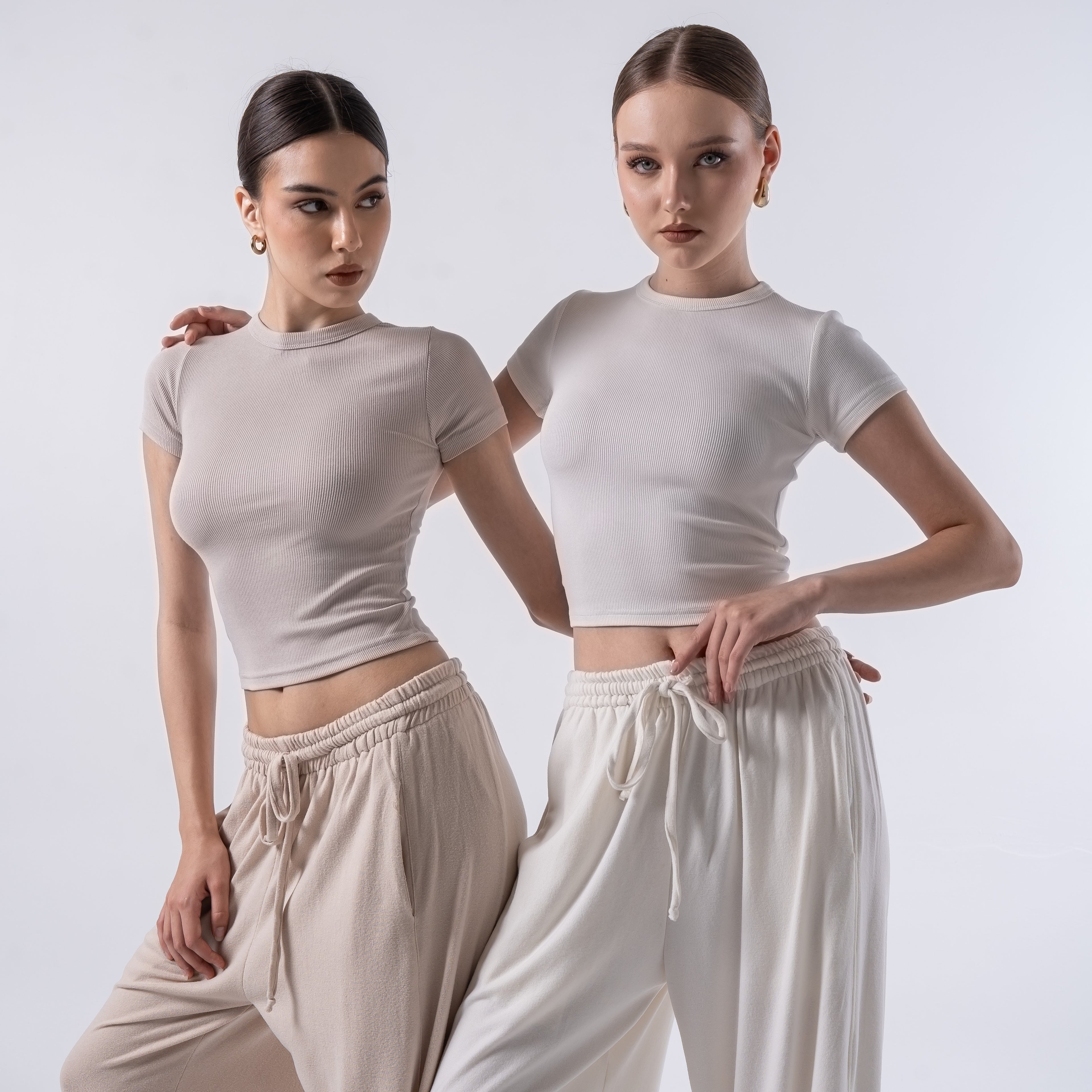 Hailee Oneck Top Rib Katun
