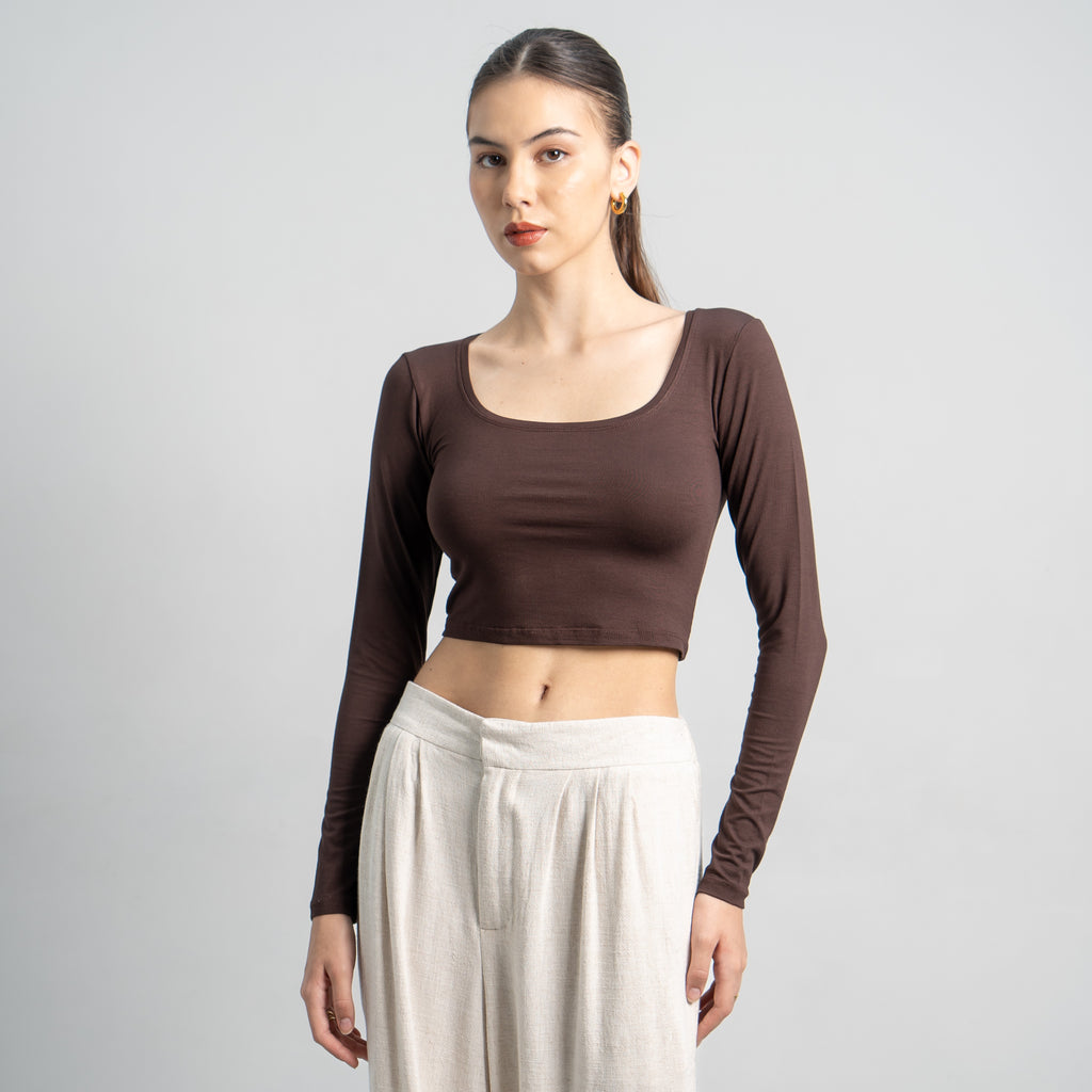 Vio Oneck Crop Top