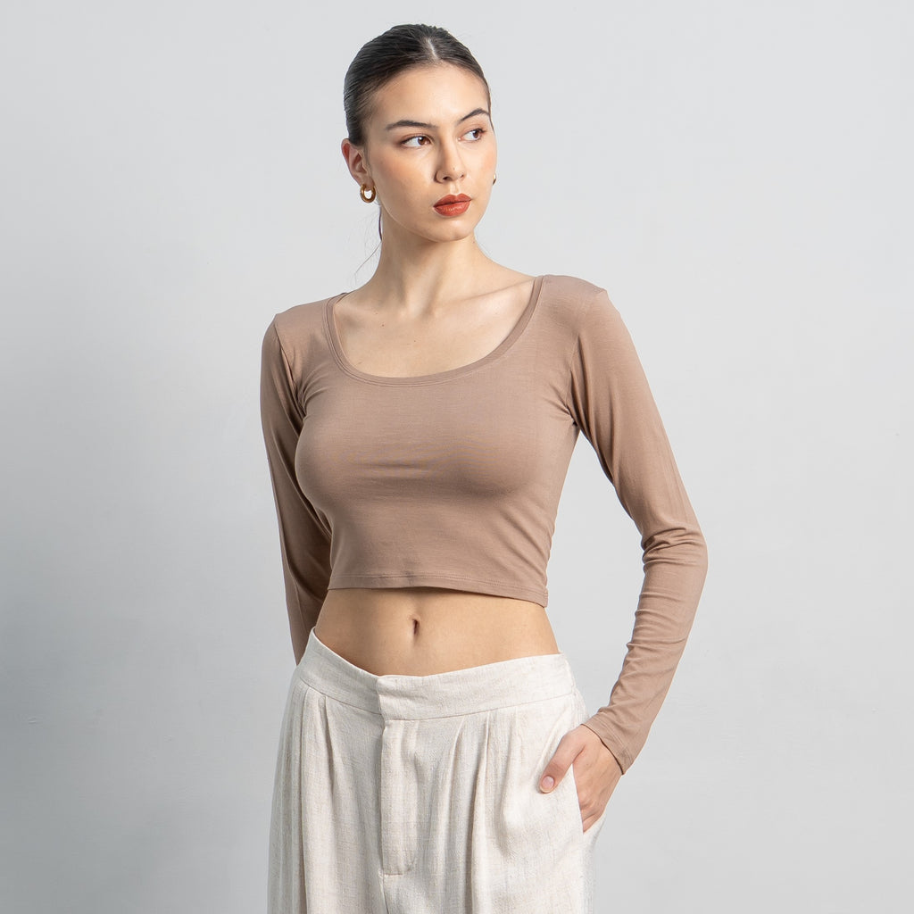 Vio Oneck Crop Top