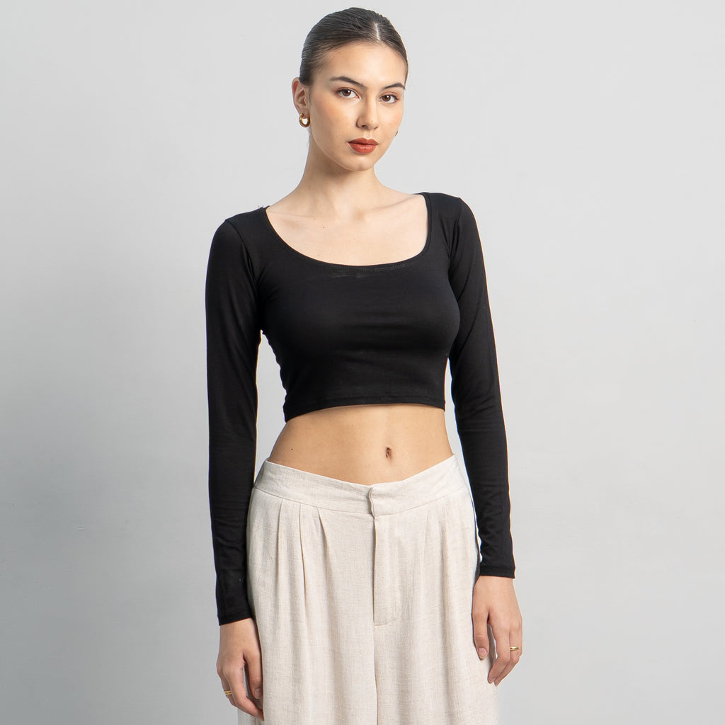 Vio Oneck Crop Top
