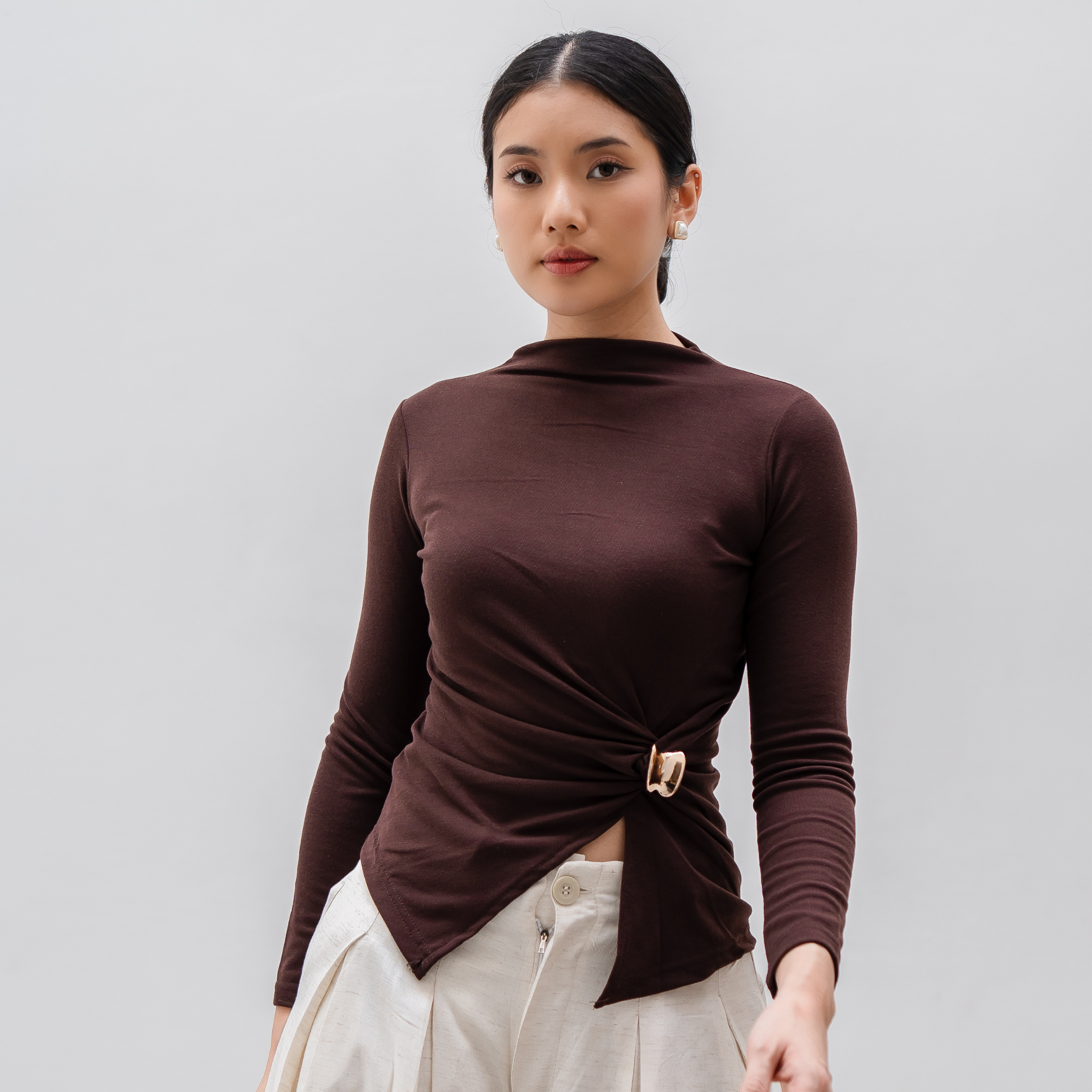 Maureen Turtle Neck Rib Rivera
