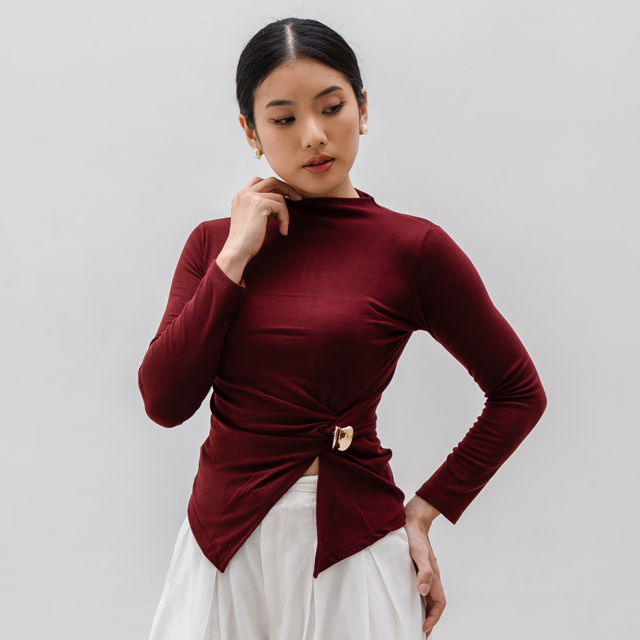 Maureen Turtle Neck Rib Rivera