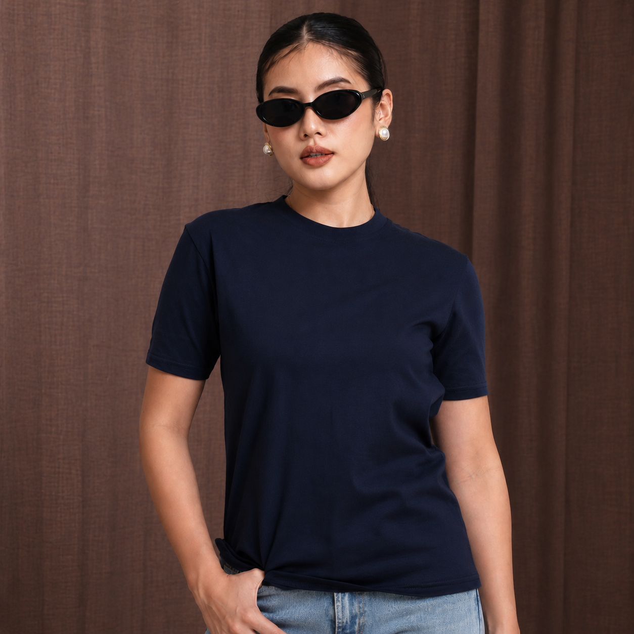 Kaos Wanita Polos Soft 24s Basic