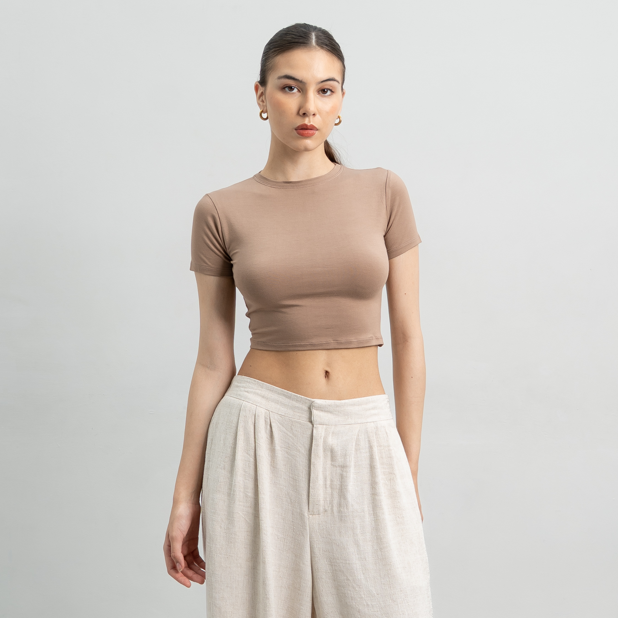 Vio Oneck Crop Top