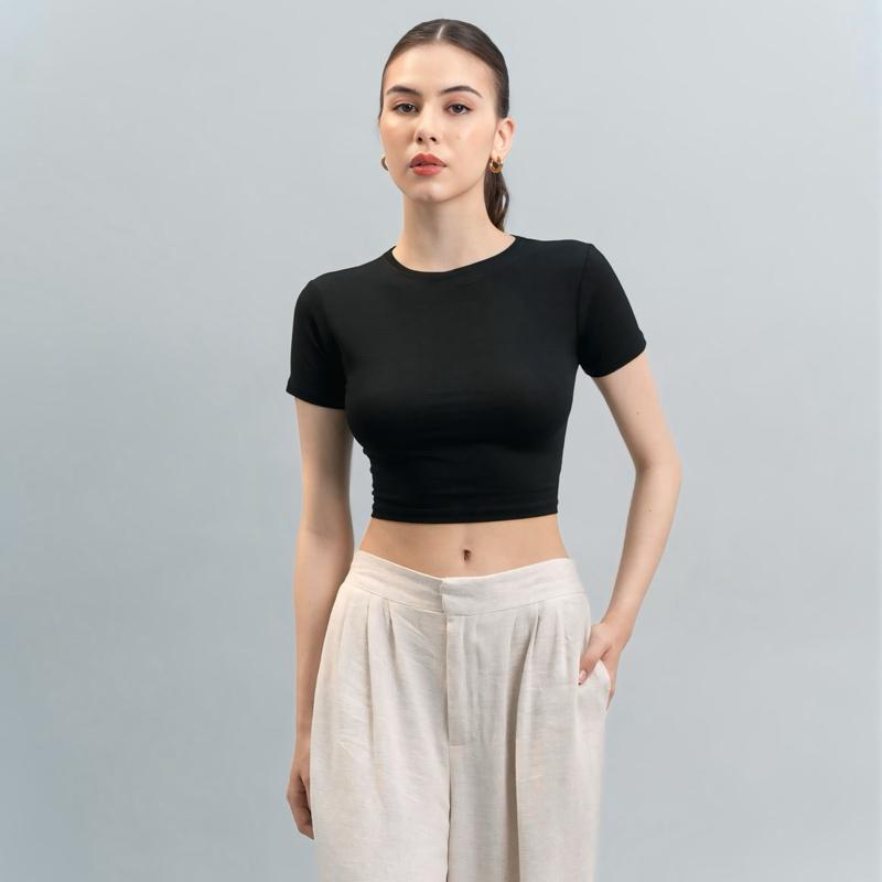 Vio Oneck Crop Top
