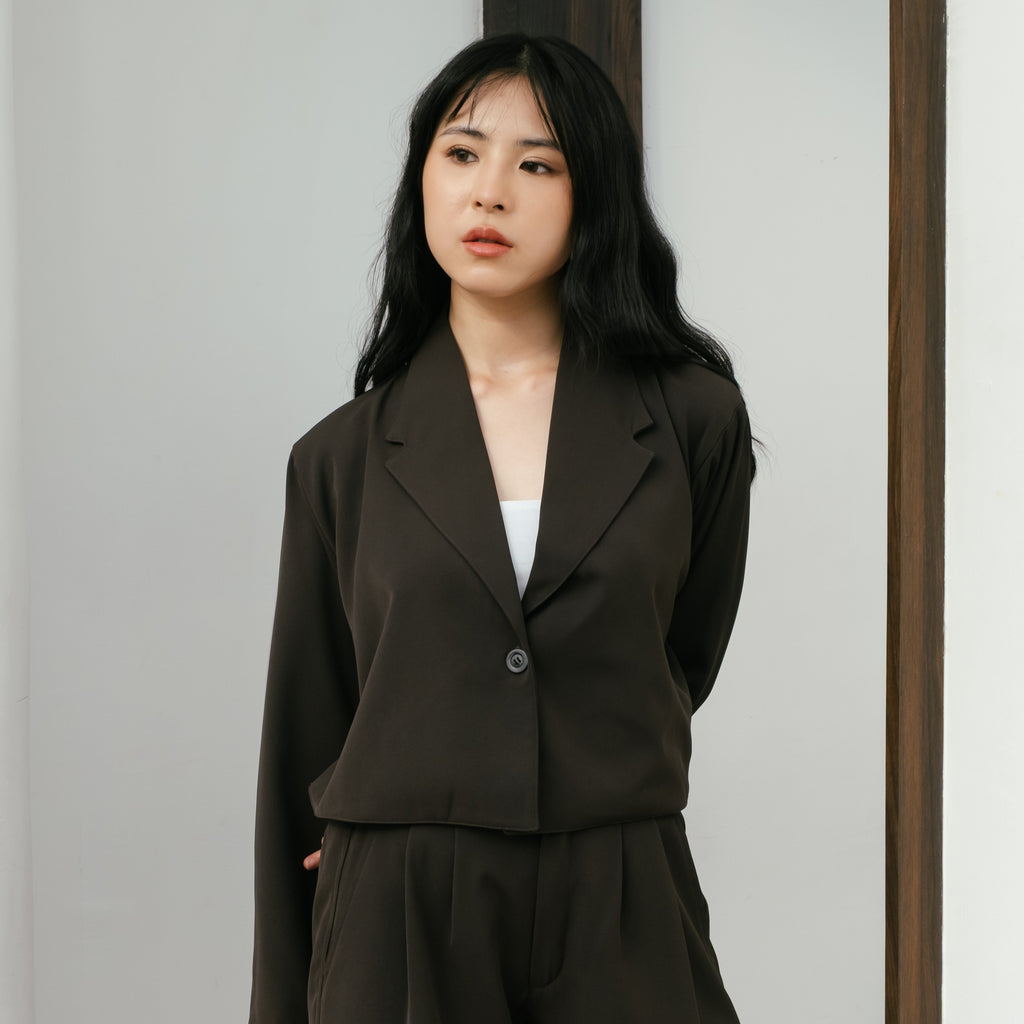 Fedora Blazer Top