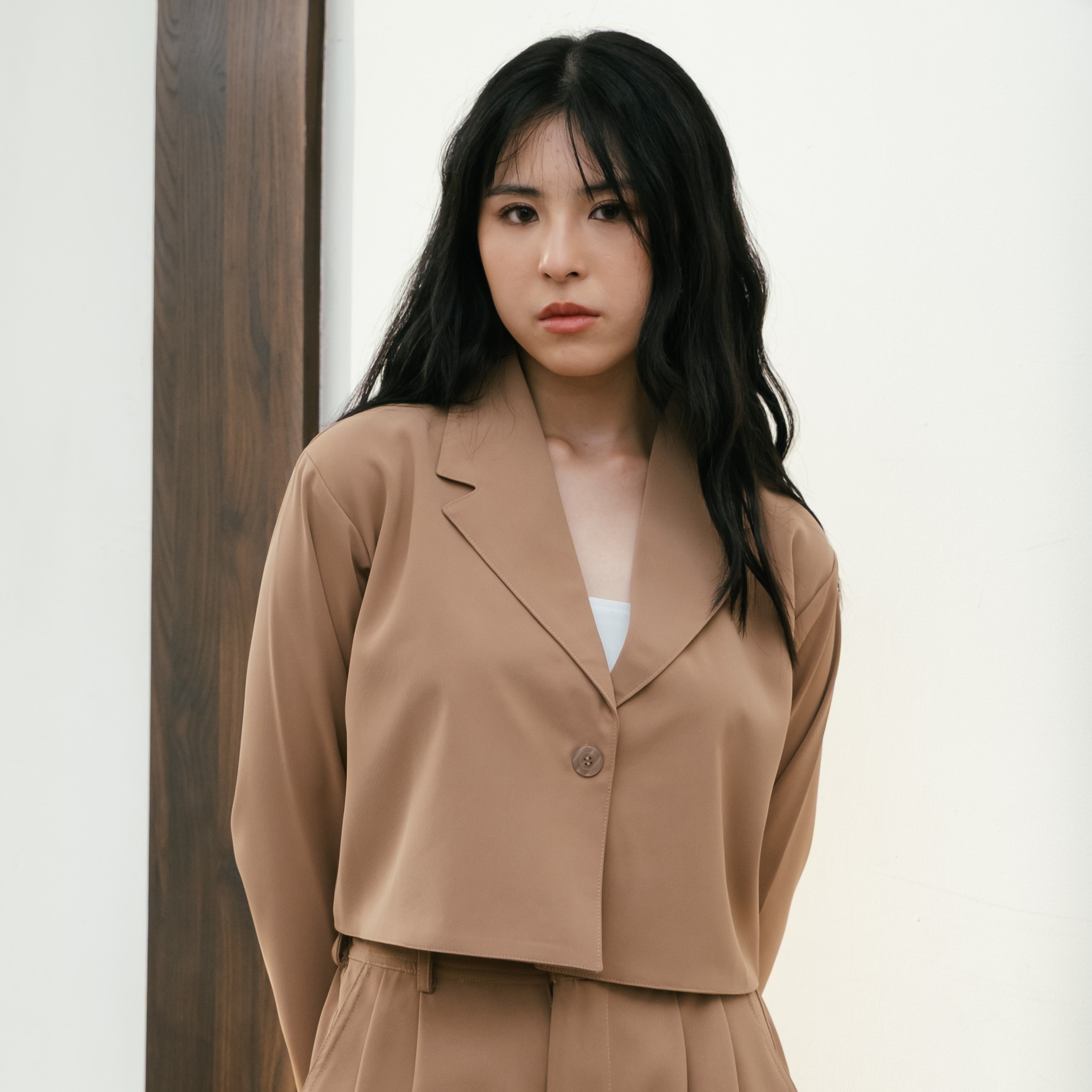 Fedora Blazer Top