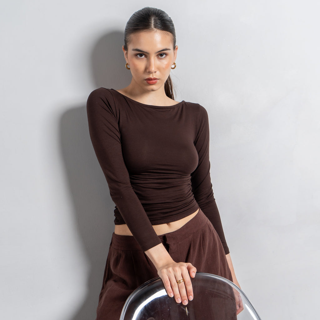 Freya Longsleeve Kerut Top