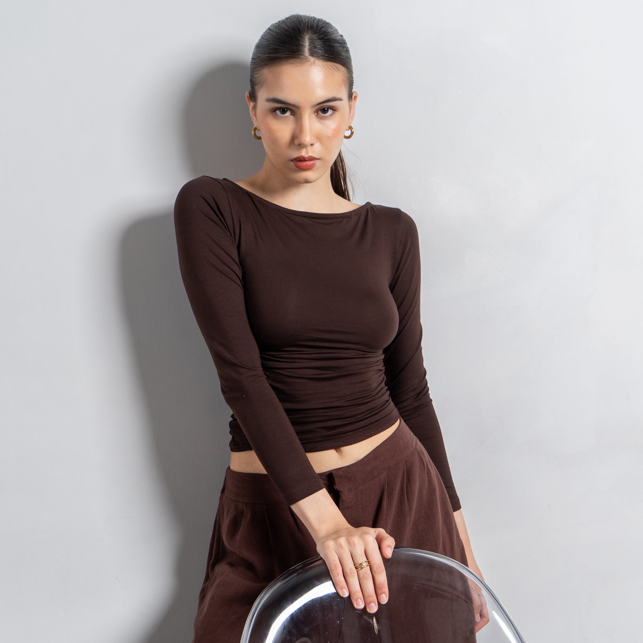 Freya Longsleeve Kerut Top