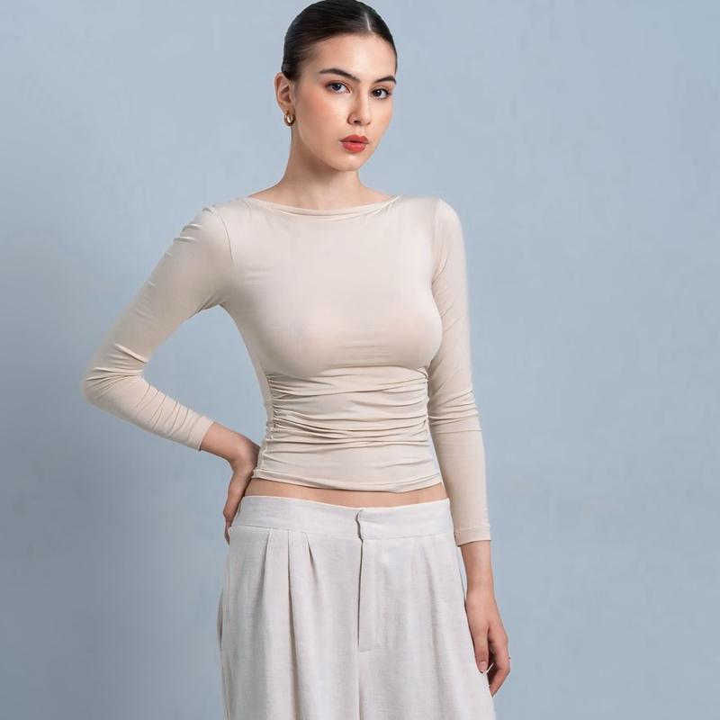 Freya Longsleeve Kerut Top