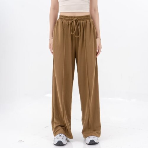 AIJO| (READY) Ruby Cullote - Celana Panjang Wanita Kekinian Kulot Cantik Waist  Bawahan Nyaman Casual Karet High